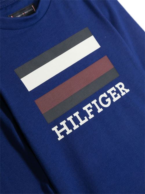 T-shirt neonato maniche lunghe TOMMY HILFIGER KIDS | B KB0KB08331C9B